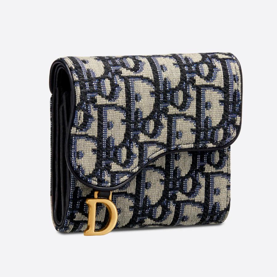 【DIOR】SADDLEサドルロータスウォレット☆レザーミニ【財布】-BRAND OFF