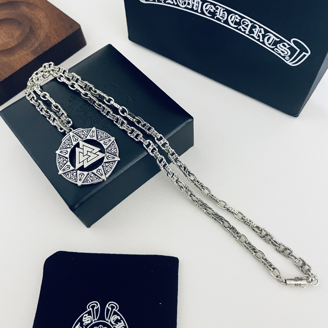 【CHROME HEARTS 】ネックレス、新しいネックレス万能シンプルファッションオーナメント-BRAND OFF
