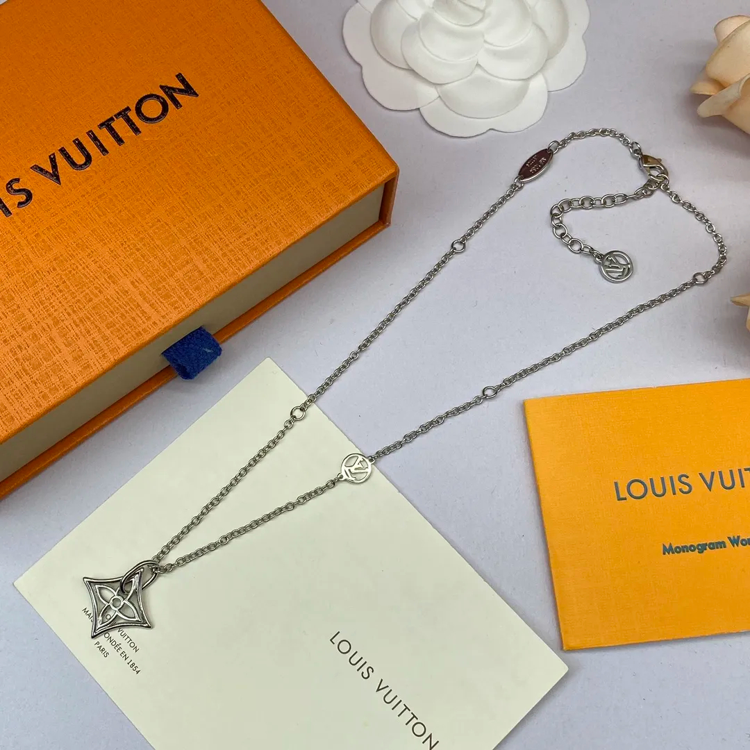 【LOUIS VUITTON】ネックレス、新しいネックレス万能シンプルファッションオーナメント-BRAND OFF