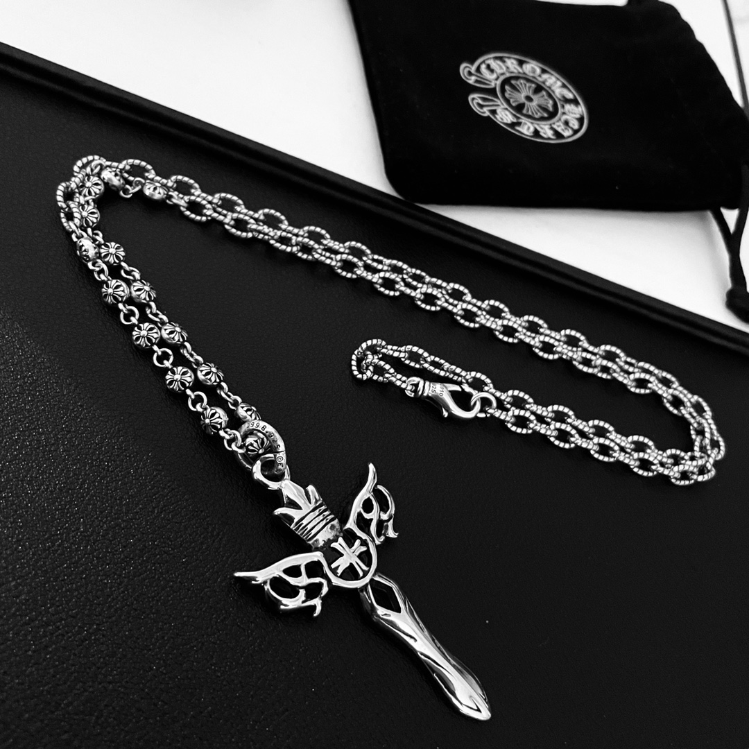 【CHROME HEARTS 】ネックレス、新しいネックレス万能シンプルファッションオーナメント-BRAND OFF