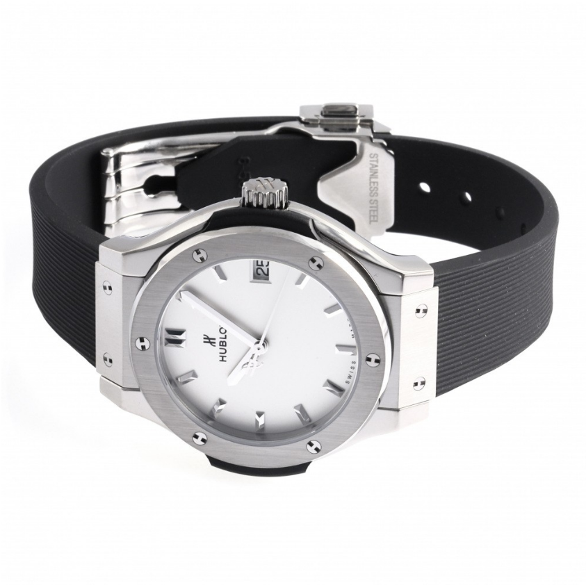 ウブロ HUBLOT クラシックフュージョン チタニウム オパリン 581.NX.2611.RX-BRAND OFF