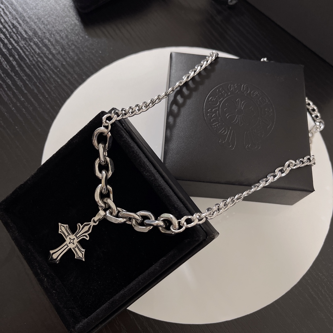 【Chrome Hearts】ネックレス、新しいネックレス万能シンプルファッションオーナメント-BRAND OFF