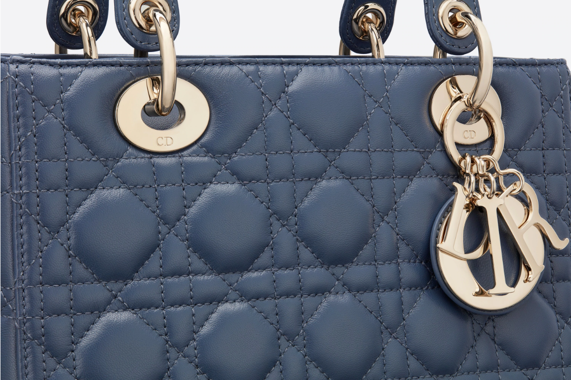 DIOR “LADY DIOR” “カナージュ” ミディアムバッグ-BRAND OFF