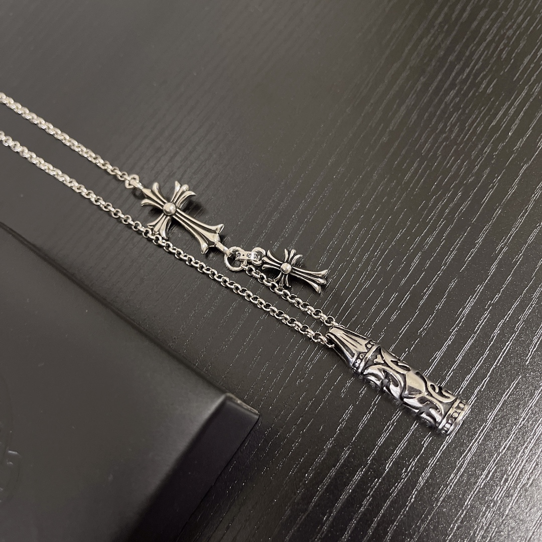 【CHROME HEARTS】ネックレス、新しいネックレス万能シンプルファッションオーナメント-BRAND OFF