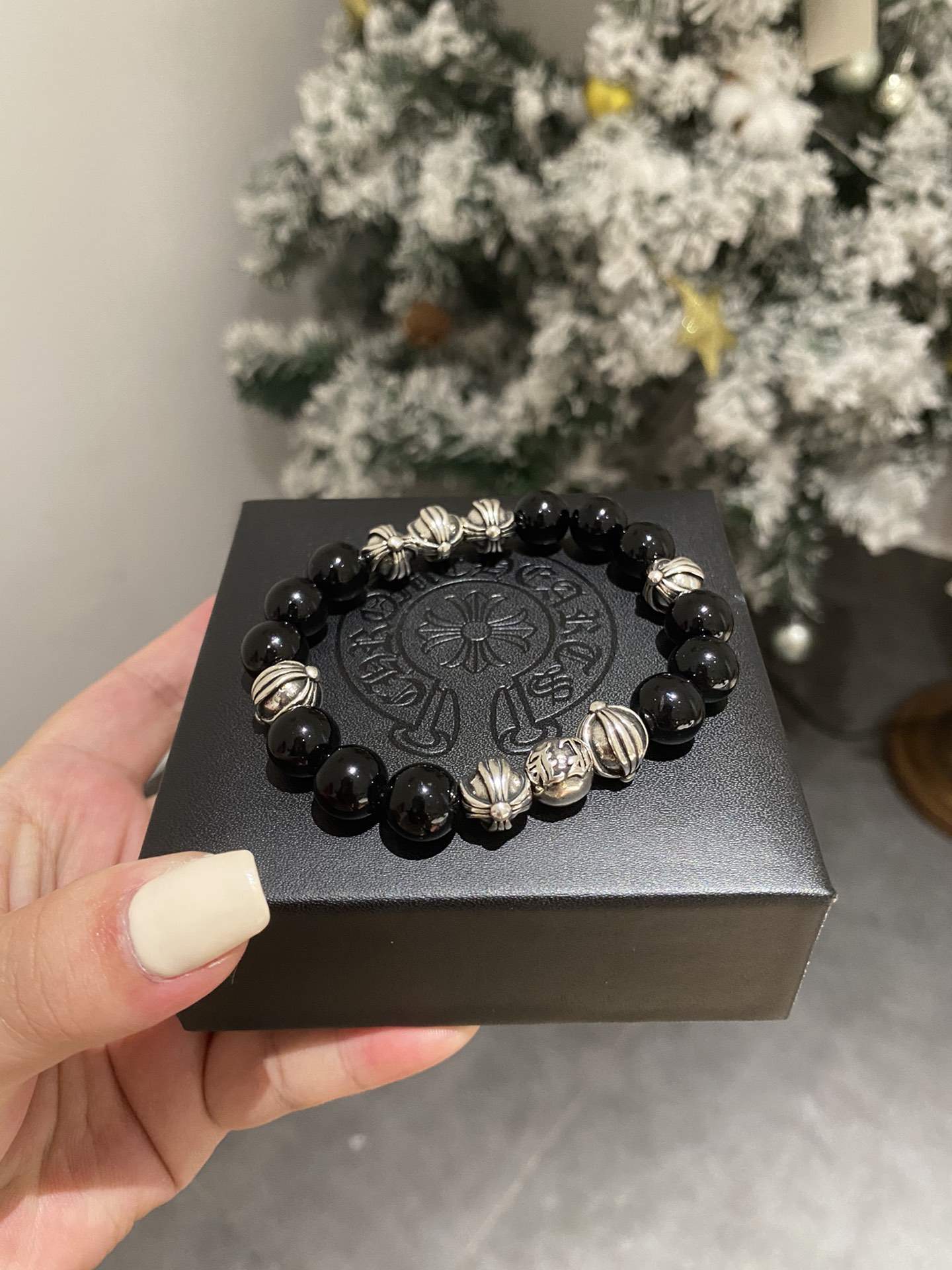 Chrome Hearts （クロムハーツ）Black Onyx ブレスレット-BRAND OFF