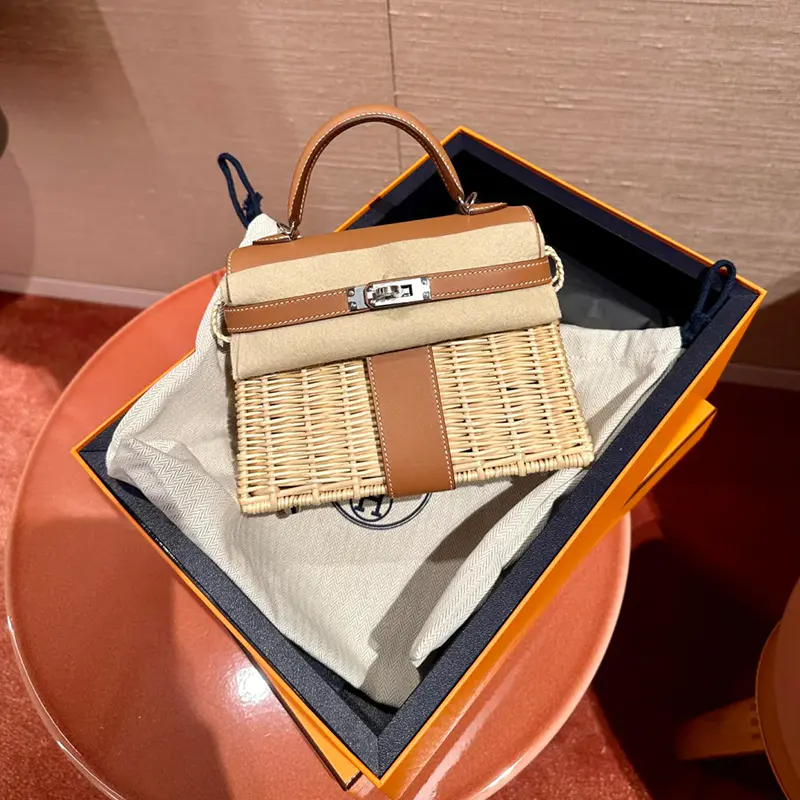 【HERMES】エルメス MINI KELLY ピクニックバッグ-BRAND OFF