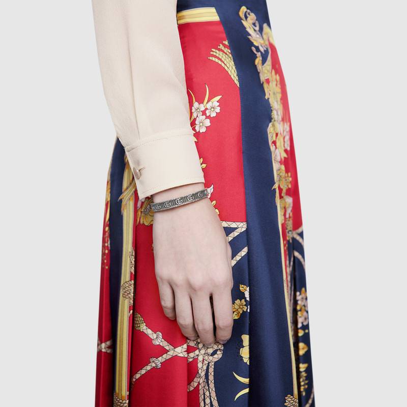 GUCCI スターリングシルバーブレスレット-BRAND OFF