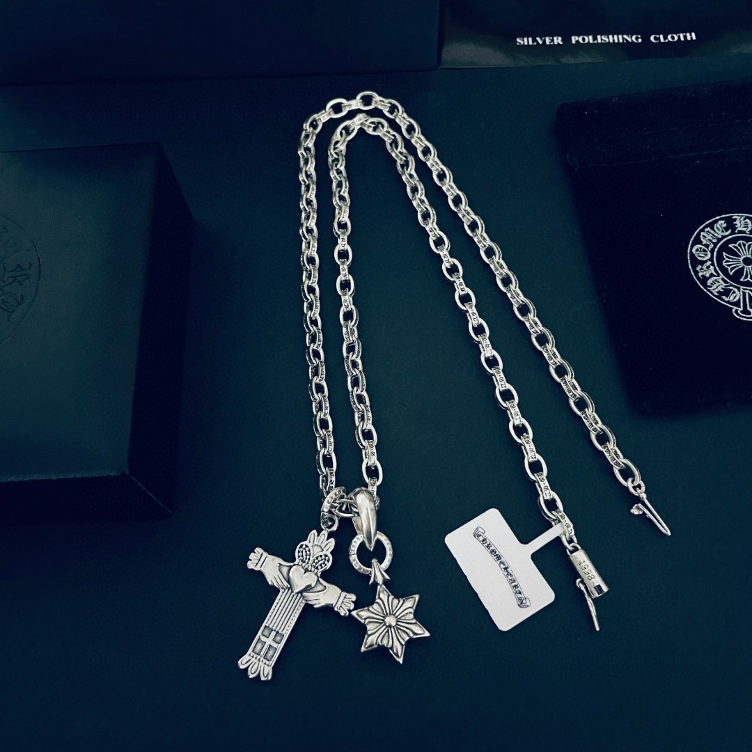 【CHROME HEARTS】ネックレス、新しいネックレス万能シンプルファッションオーナメント-BRAND OFF