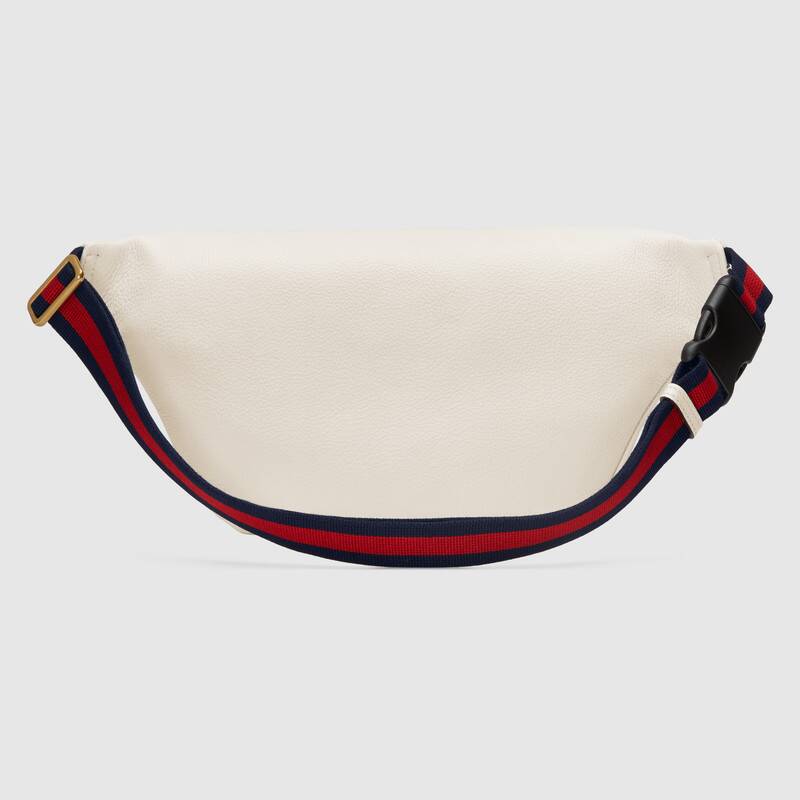 GUCCI(グッチ) 〔グッチ プリント〕レザー ベルトバッグ ‎ホワイト-BRAND OFF