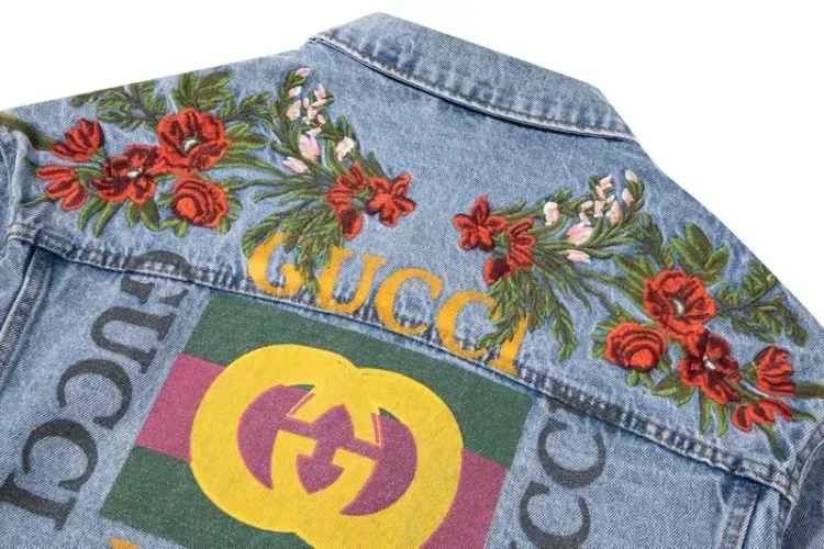 【GUCCI公式 旗艦店】（グッチ） デニムジャケット 男女兼用-BRAND OFF