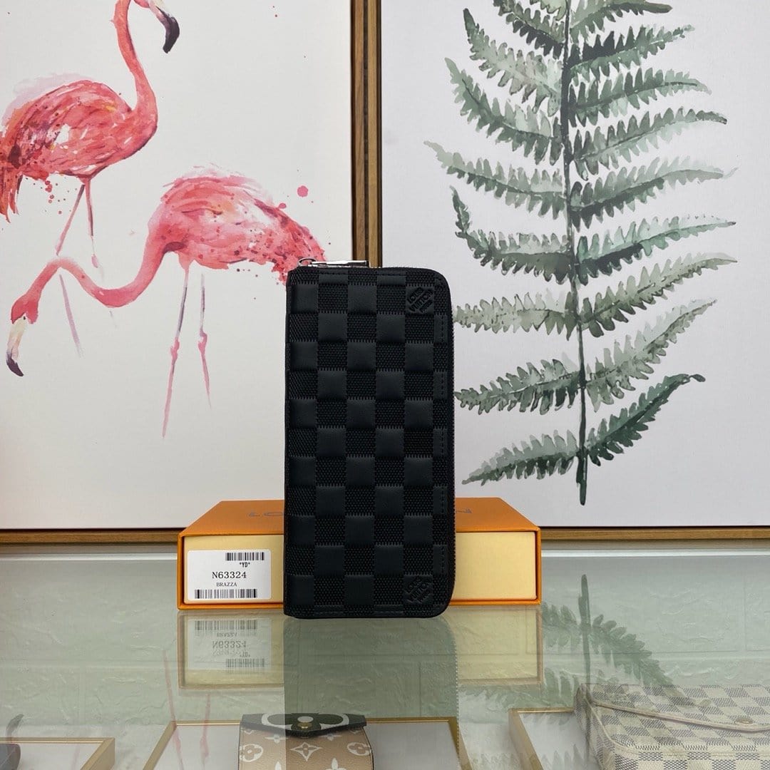 LOUIS VUITTON ル N63324財布 ジッピーヴェルティカル ダミエアンフィニ-BRAND OFF