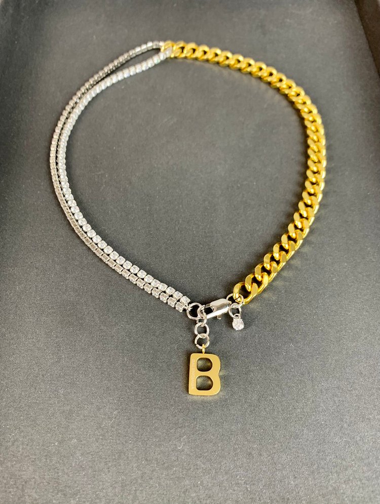 Balenciaga （バレンシアガ）ネックレス シルバー/ゴールド 男女兼用-BRAND OFF
