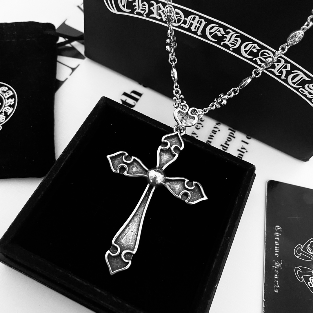 【CHROME HEARTS 】ネックレス、新しいネックレス万能シンプルファッションオーナメント-BRAND OFF