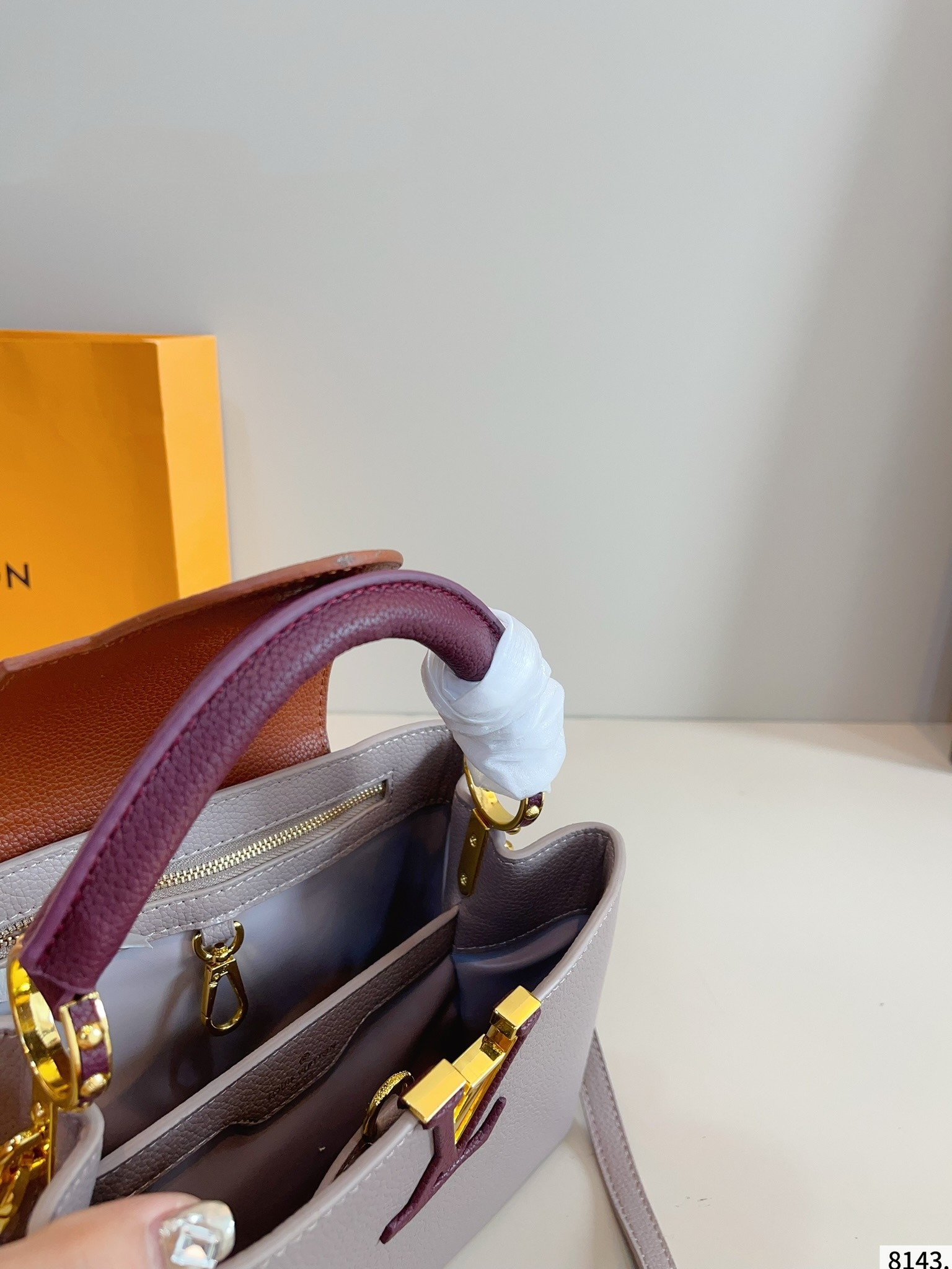 LOUIS VUITTON ルイヴィトン Capucines bb ハンドバッグ-BRAND OFF