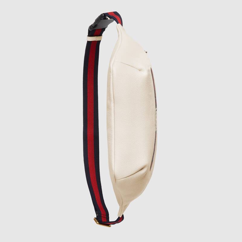 GUCCI(グッチ) 〔グッチ プリント〕レザー ベルトバッグ ‎ホワイト-BRAND OFF
