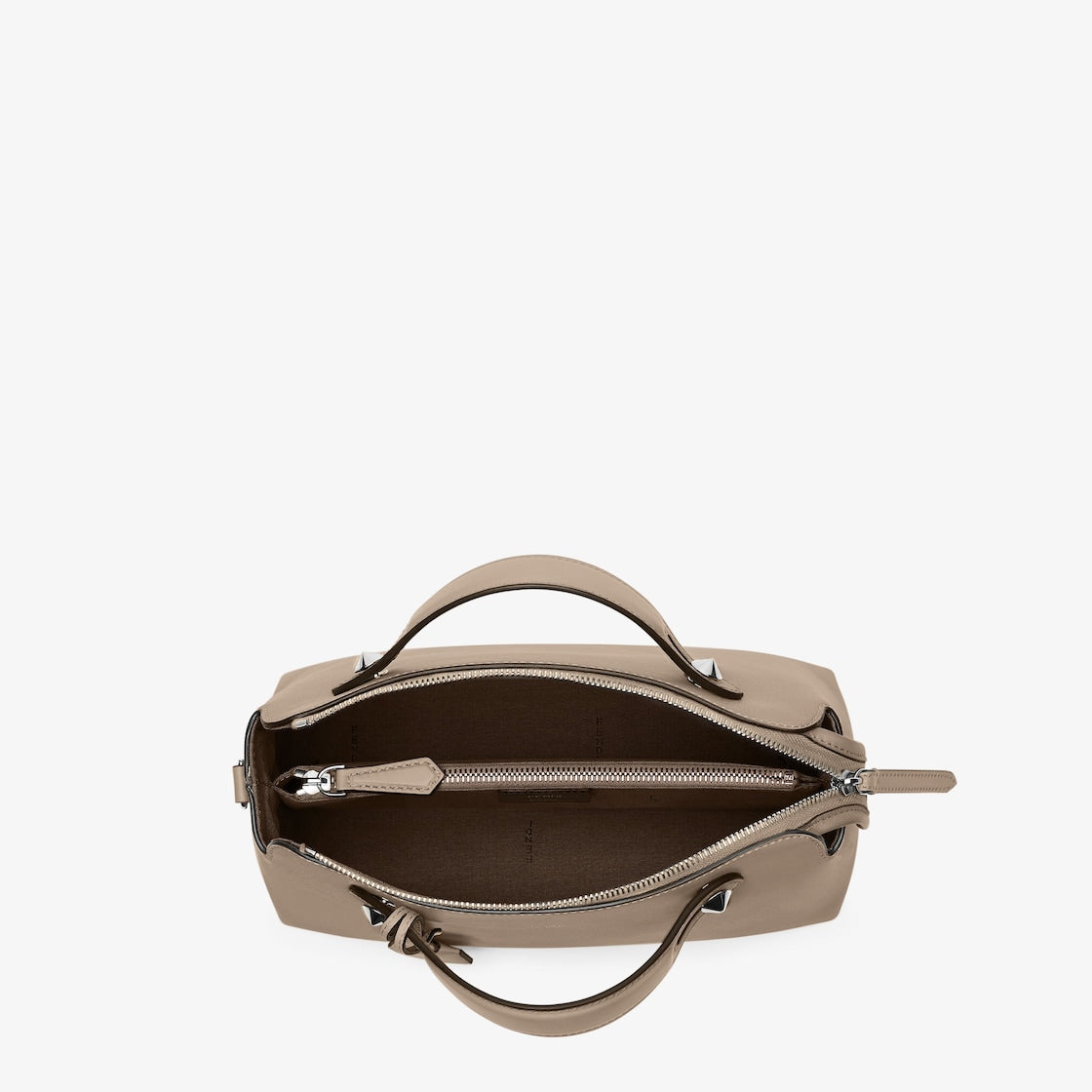 バイ ザ ウェイ ミディアム ベージュレザー ボストンバッグ-BRAND OFF