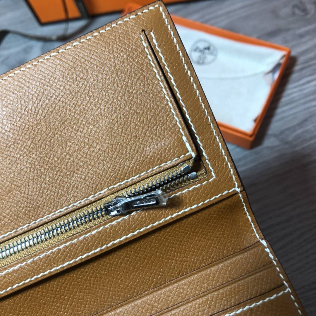 Hermes(エルメス) エルメス ベアンスフレ エプソン 財布-BRAND OFF