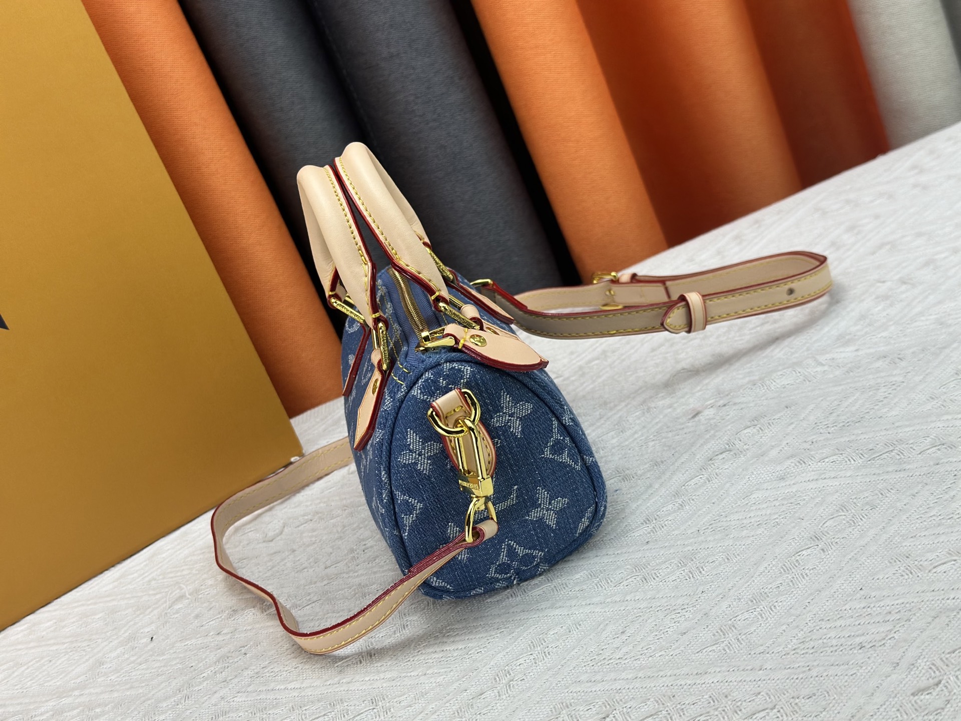 LOUIS VUITTON ルイヴィトン NANO SPEEDY Gx デニムバッグ M11212 M81085-BRAND OFF