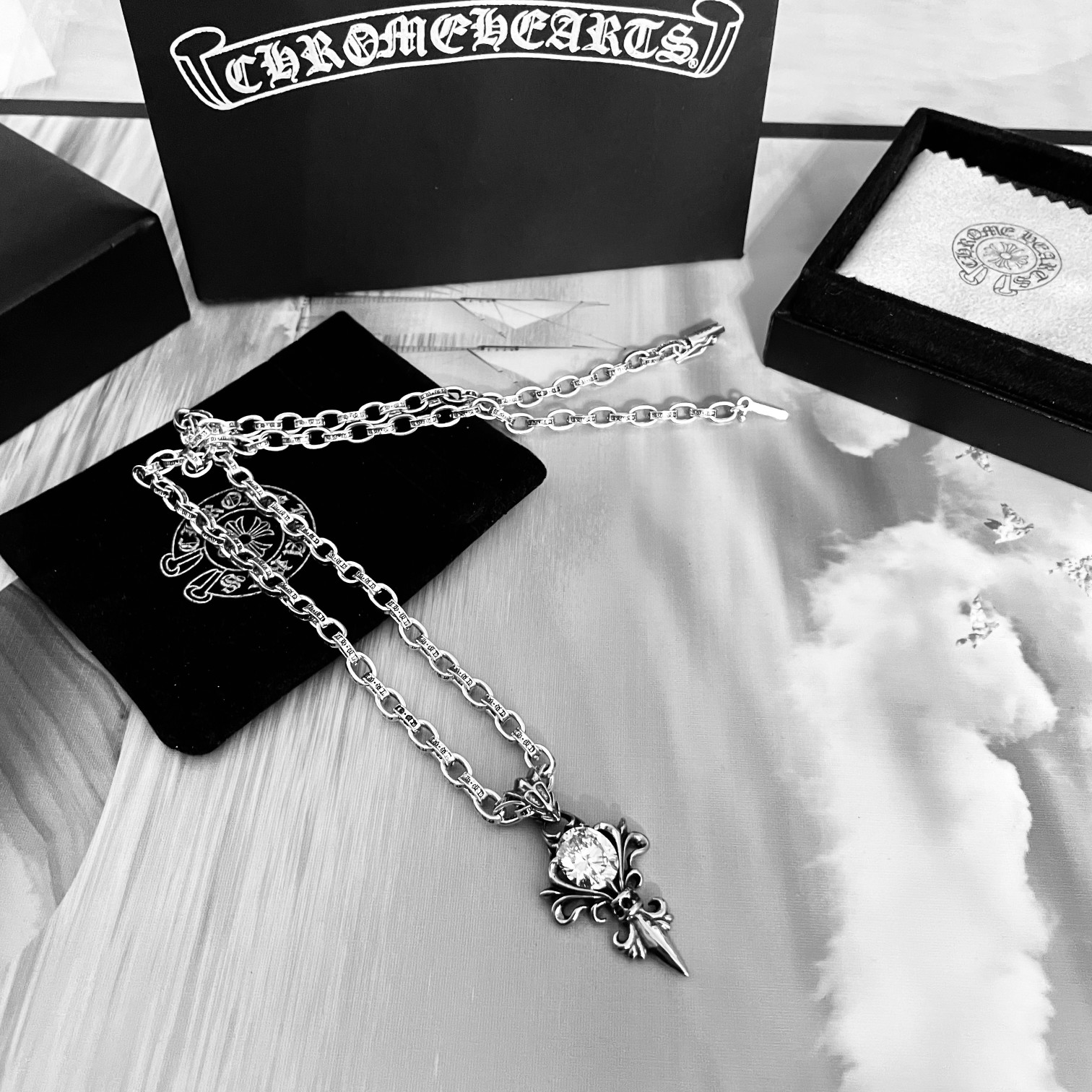【CHROME HEARTS】ネックレス、新しいネックレス万能シンプルファッションオーナメント-BRAND OFF