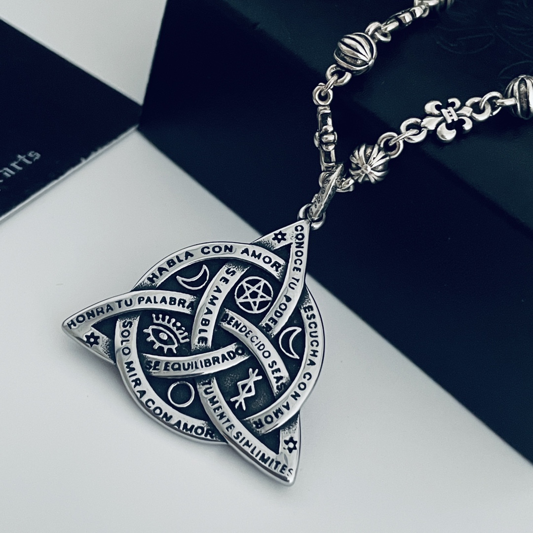 【CHROME HEARTS 】ネックレス、新しいネックレス万能シンプルファッションオーナメント-BRAND OFF