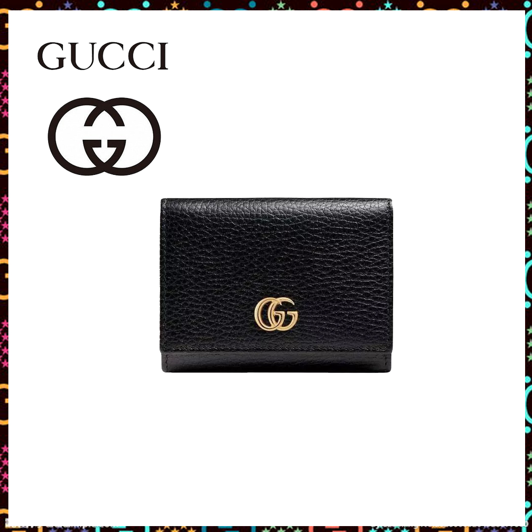 GUCCI【特別なオファー】GG(グッチ)〔プチ マーモント〕レザー 三つ折りウォレット-BUYMA-BRAND OFF