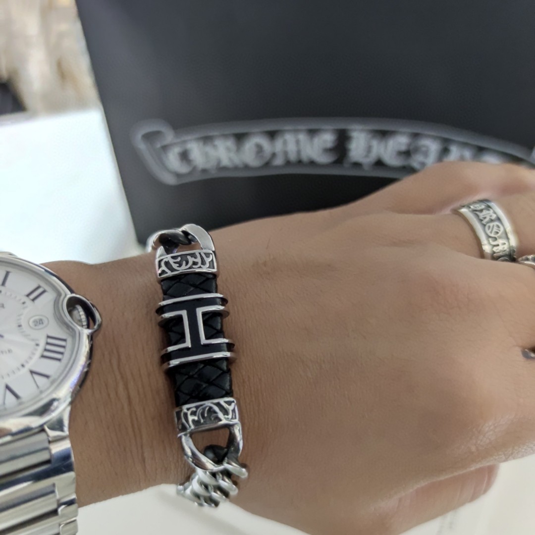 【CHROME HEARTS】ブレスレット、ファッションシンプルなスタイル-BRAND OFF