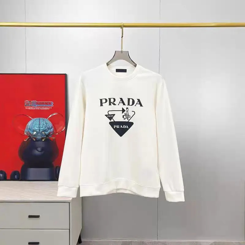 【Prada旗艦店】( プラダ ) トレーナー 長袖 男女兼用 ご好評に付き再入荷！-BRAND OFF