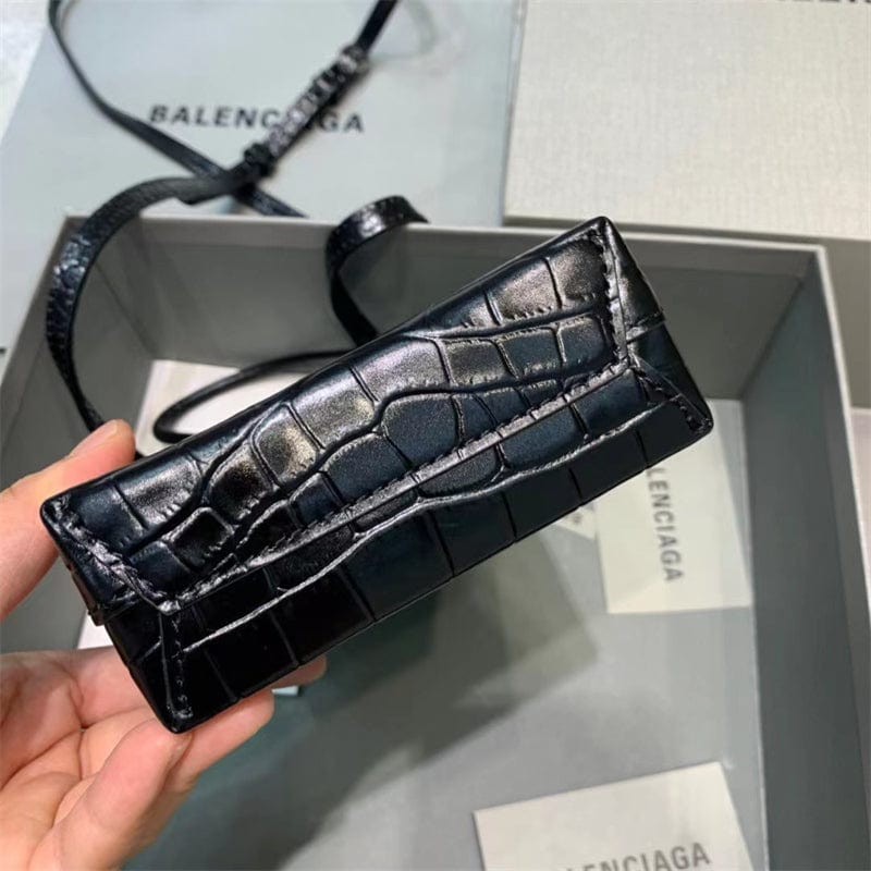 バレンシアガ クロコダイル ショルダーポーチShopping Phone Holder バッグ-BRAND OFF