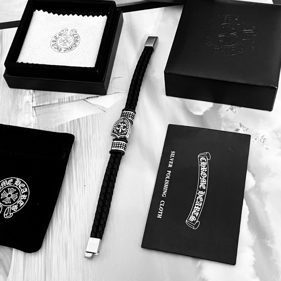 【 CHROME HEARTS 】ブレスレット、ファッションシンプルなスタイル-BRAND OFF