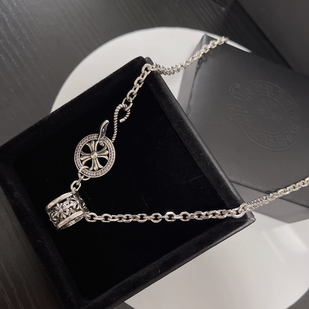 【Chrome Hearts】ネックレス、新しいネックレス万能シンプルファッションオーナメント-BRAND OFF