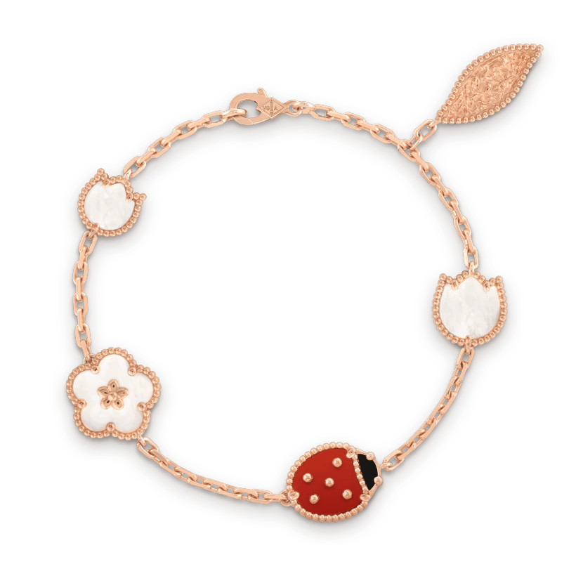 【2026】【Vancleef & Arpels】 ラッキー スプリング ブレスレット、5 モチーフ-BRAND OFF
