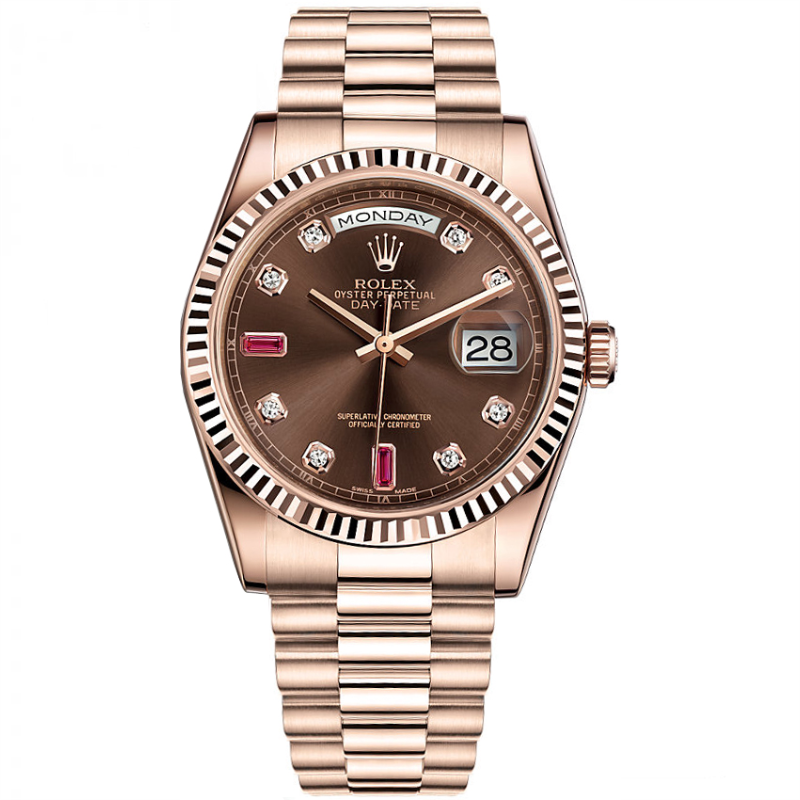 Rolex Day-Date 118235FA-BRAND OFF