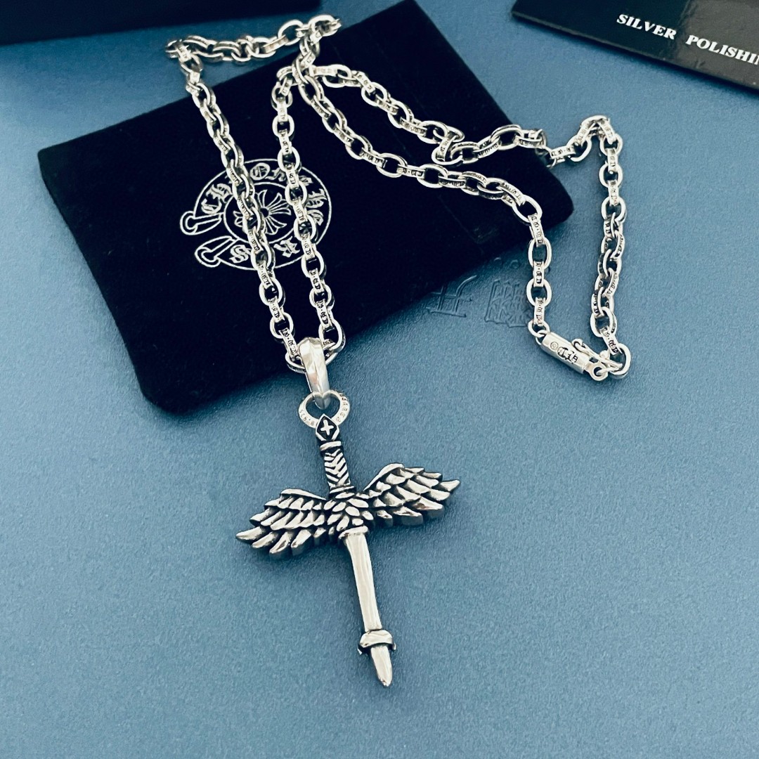 【CHROME HEARTS】ネックレス、新しいネックレス万能シンプルファッションオーナメント-BRAND OFF