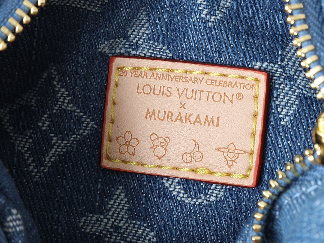 LOUIS VUITTON ルイヴィトン M13571 Pochette Valley デニムバッグ-BRAND OFF