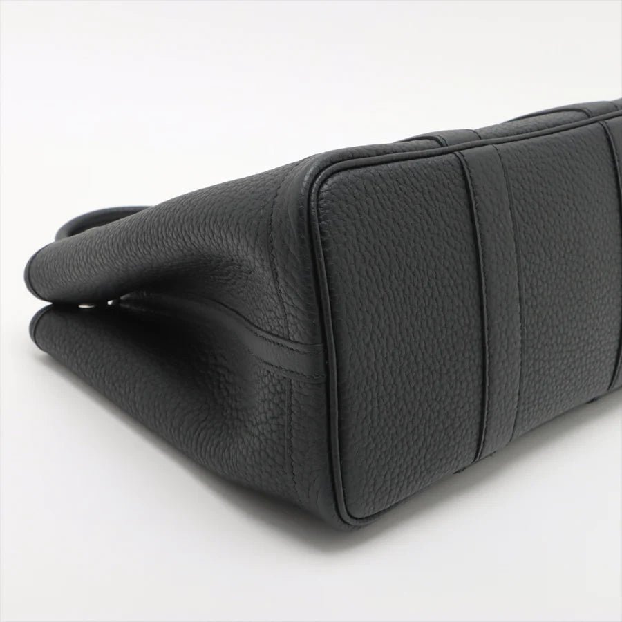 エルメス ガーデンパーティTPM カントリー ブラック シルバー金具-BRAND OFF