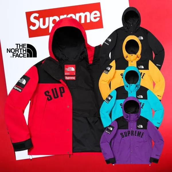 SUPREME×THE NORTH FACE MOUNTAIN PARKA 19SS 男女兼用 ジャケット BLACK YELLOW PUR-BRAND OFF
