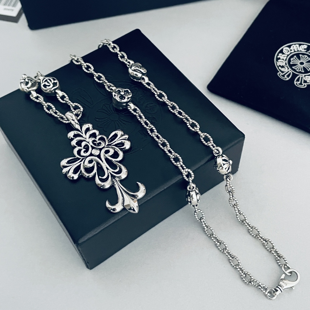【CHROME HEARTS】ネックレス、新しいネックレス万能シンプルファッションオーナメント-BRAND OFF
