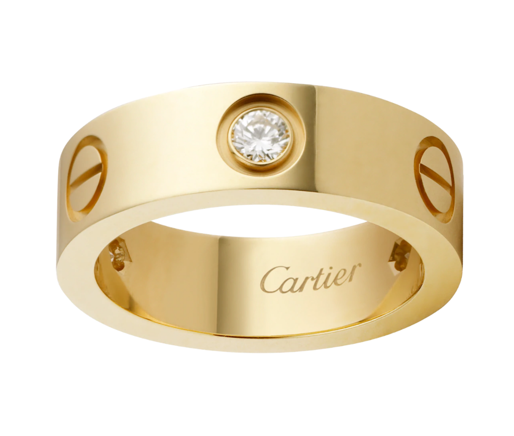 【2026】【Cartier】カルティエ LOVE RING, 3 DIAMONDS リング、ダイヤモンド3個-BRAND OFF