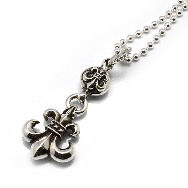 【クロムハーツ　ネックレス　ペンダント】CHROME HEARTS　1ボールBSフレアチャーム ペンダント【チェーン付】　ネックレス-BRAND OFF