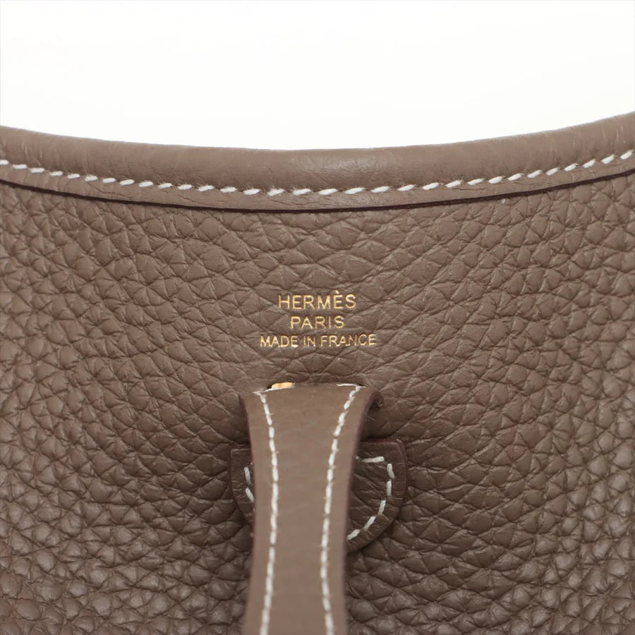 HERMES エルメス エブリンTPM アマゾン トリヨンクレマンス エトゥープ ゴールド金具-BRAND OFF