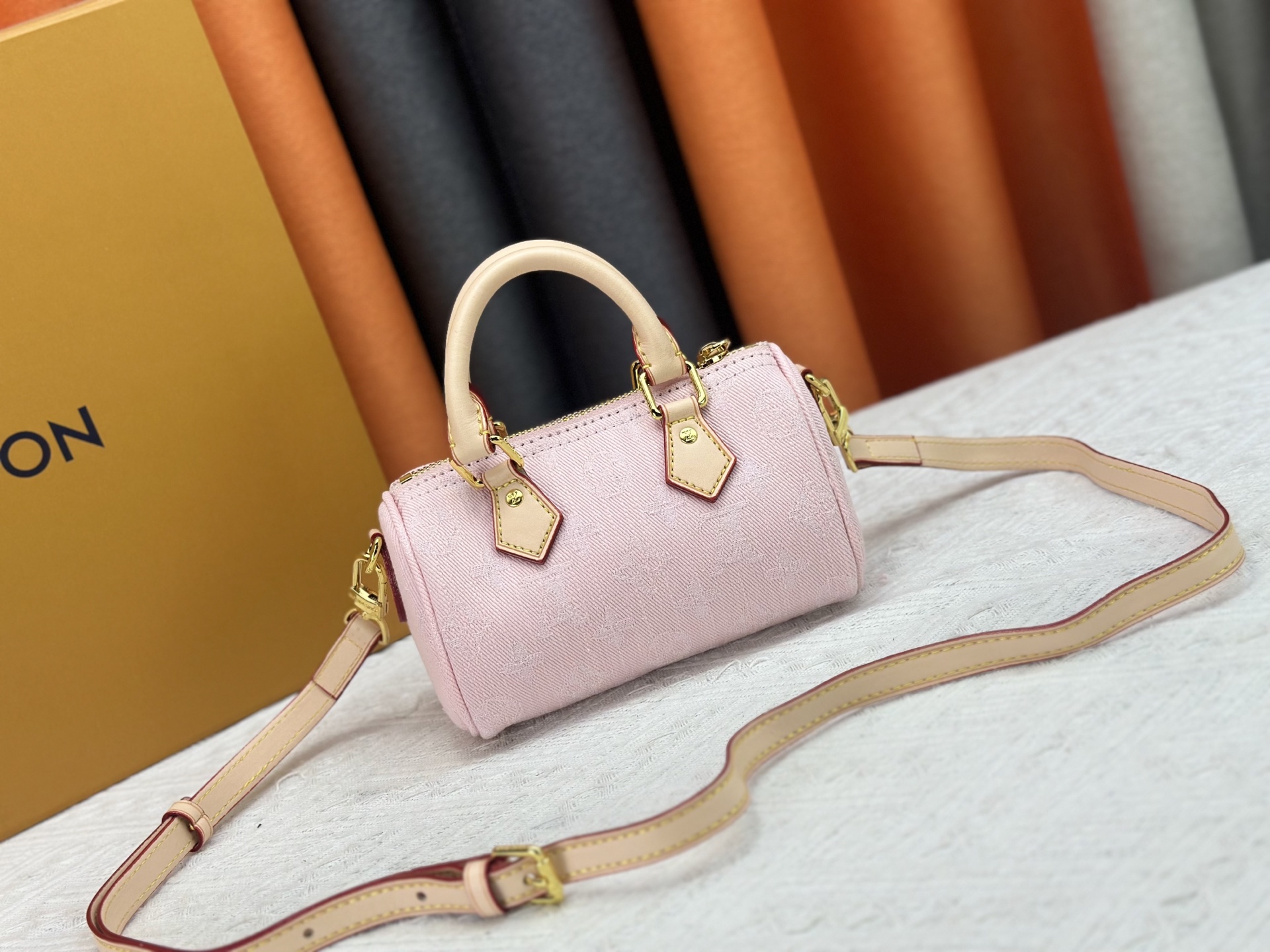LOUIS VUITTON ルイヴィトン NANO SPEEDY Gx デニムバッグ M11212 M81085-BRAND OFF