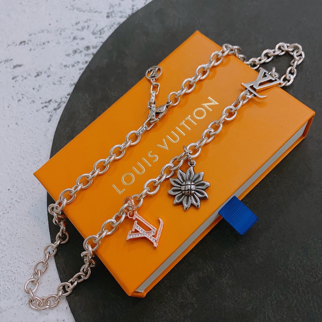 【LOUIS VUITTON 】ネックレス、新しいネックレス万能シンプルファッションオーナメント-BRAND OFF
