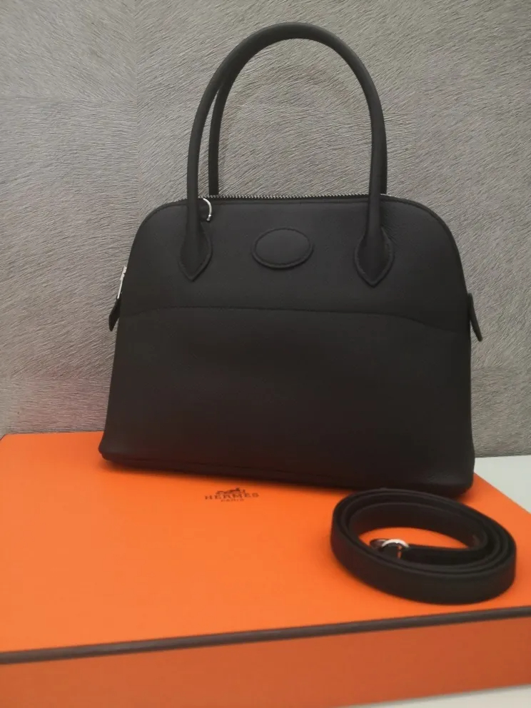 【HERMES】 ボリード BOLIDE 27CM シルバー金具-BRAND OFF