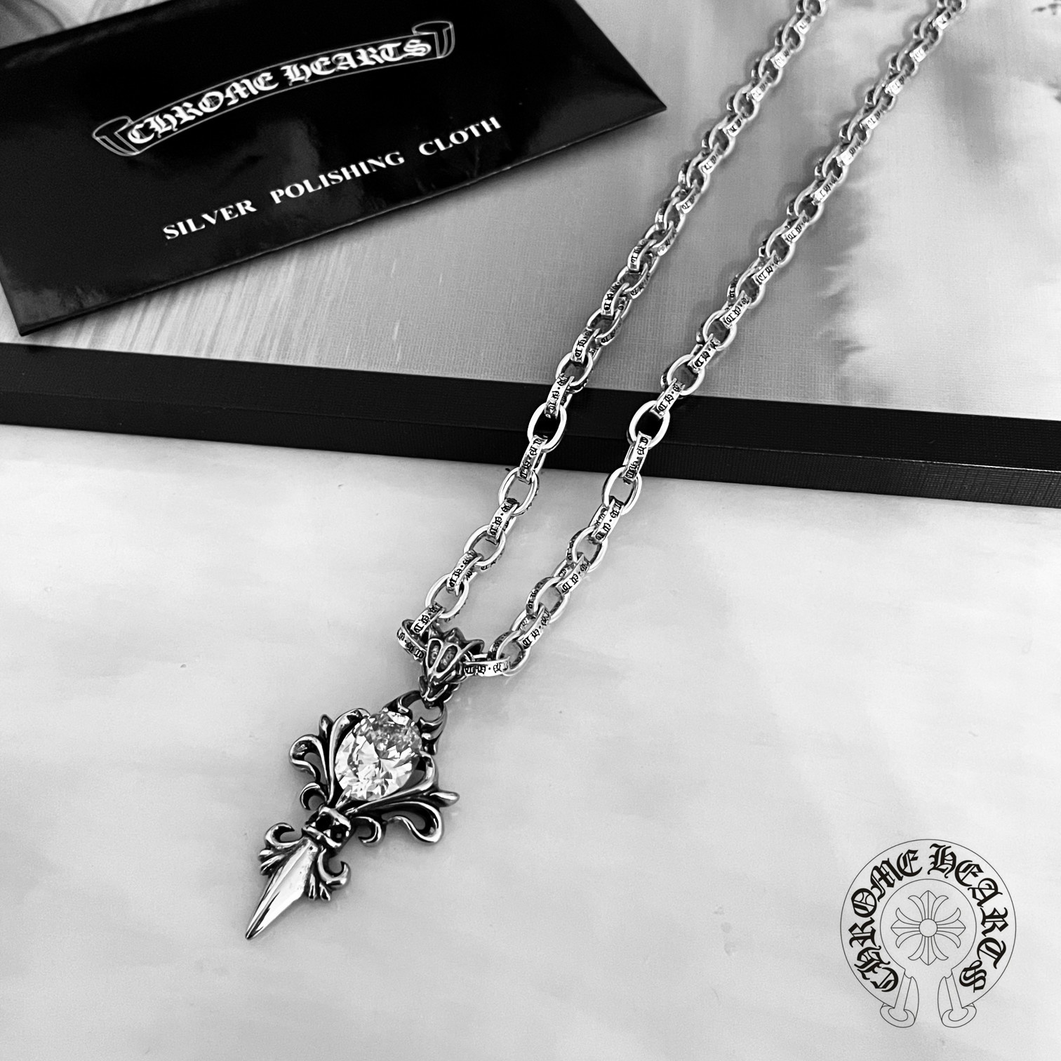 【CHROME HEARTS】ネックレス、新しいネックレス万能シンプルファッションオーナメント-BRAND OFF