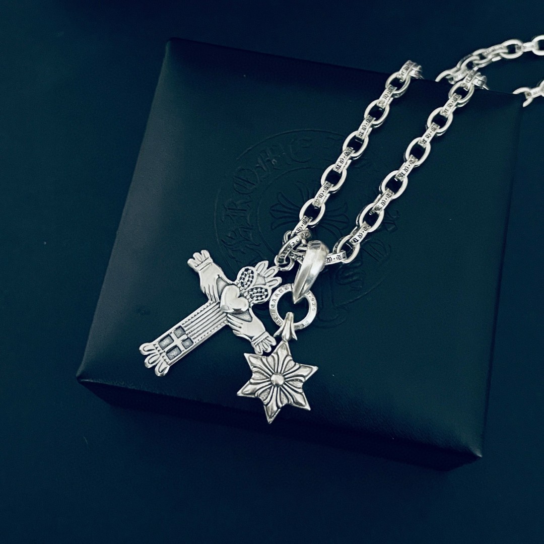 【CHROME HEARTS】ネックレス、新しいネックレス万能シンプルファッションオーナメント-BRAND OFF
