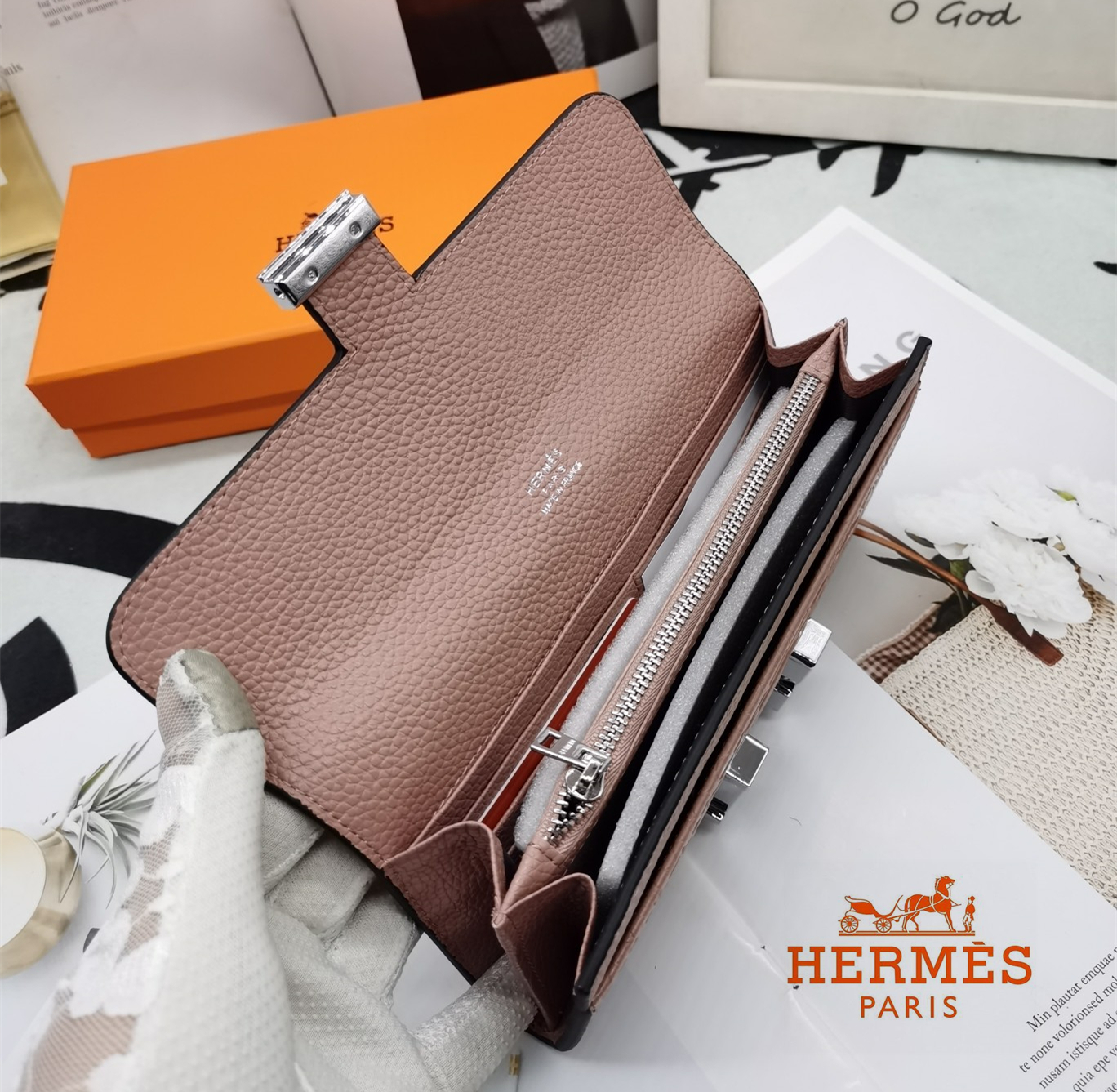 Hermès エルメス 8111 財布 19x10cm-BRAND OFF