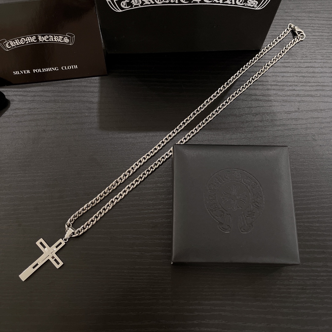 【Chrome Hearts】ネックレス、新しいネックレス万能シンプルファッションオーナメント-BRAND OFF