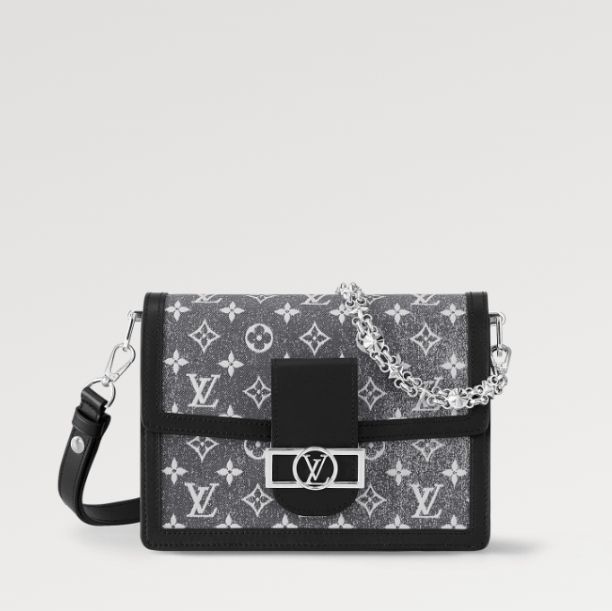 LOUIS VUITTON新作 モノグラム デニム ドーフィーヌ MM / M21458-BRAND OFF