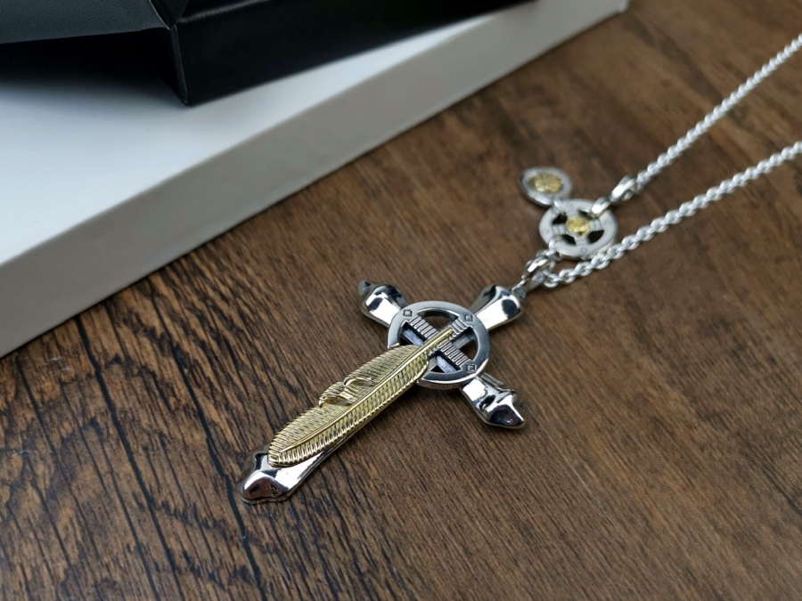 【Chrome Hearts】ネックレス、新しいネックレス万能シンプルファッションオーナメント-BRAND OFF