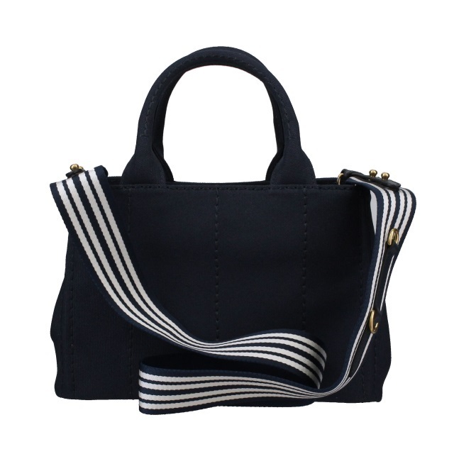 PRADA コットンキャンバス 2WAYトートバッグ-BRAND OFF